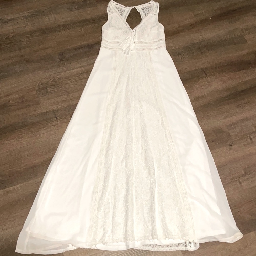 Altar’d State White Lace Maxi